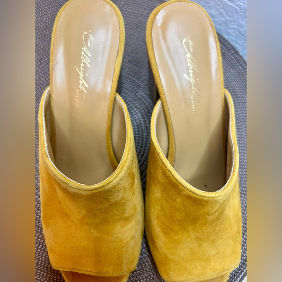 Anthropology Miss Albright suede mules sz8 - Picture 5 of 5